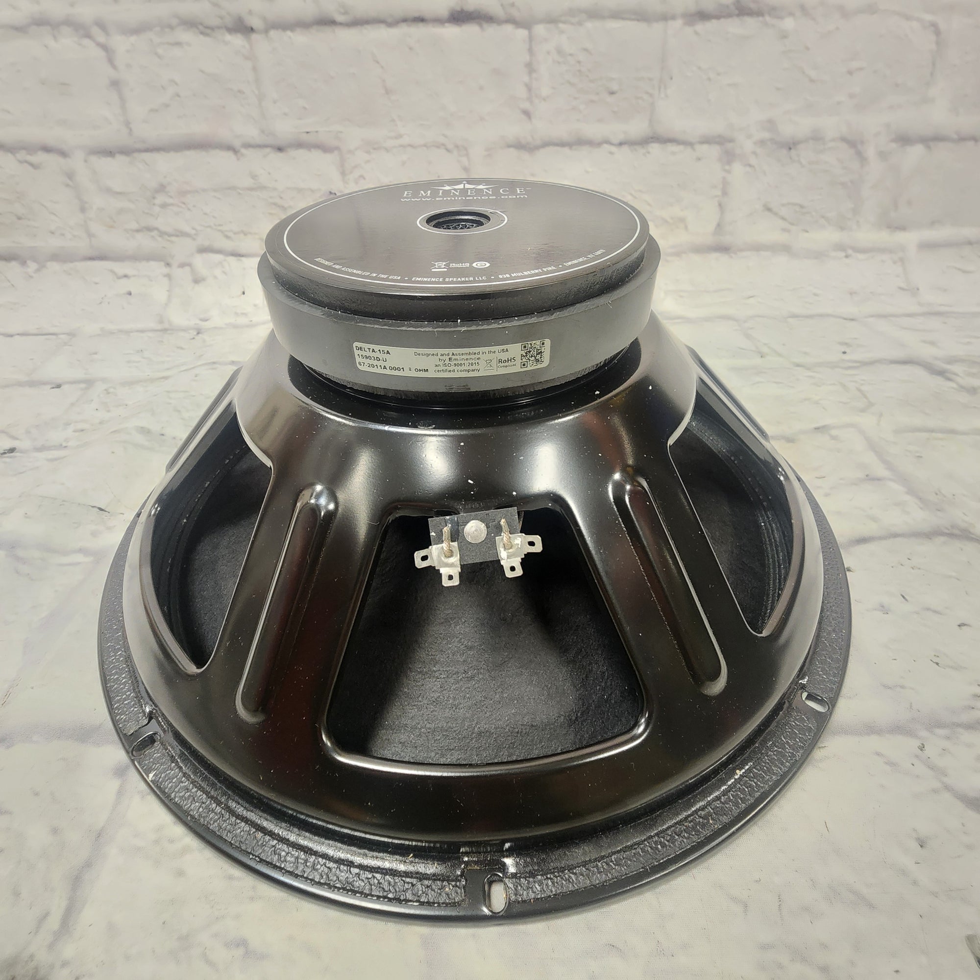 Eminence Delta 15A 8-ohm Bass Amp Replacement Speaker