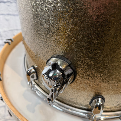 Mapex Saturn 3 Piece Kit 13" 16" 22" - Silver Sparkle Drum Kit