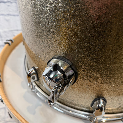 Mapex Saturn 3 Piece Kit 13" 16" 22" - Silver Sparkle Drum Kit