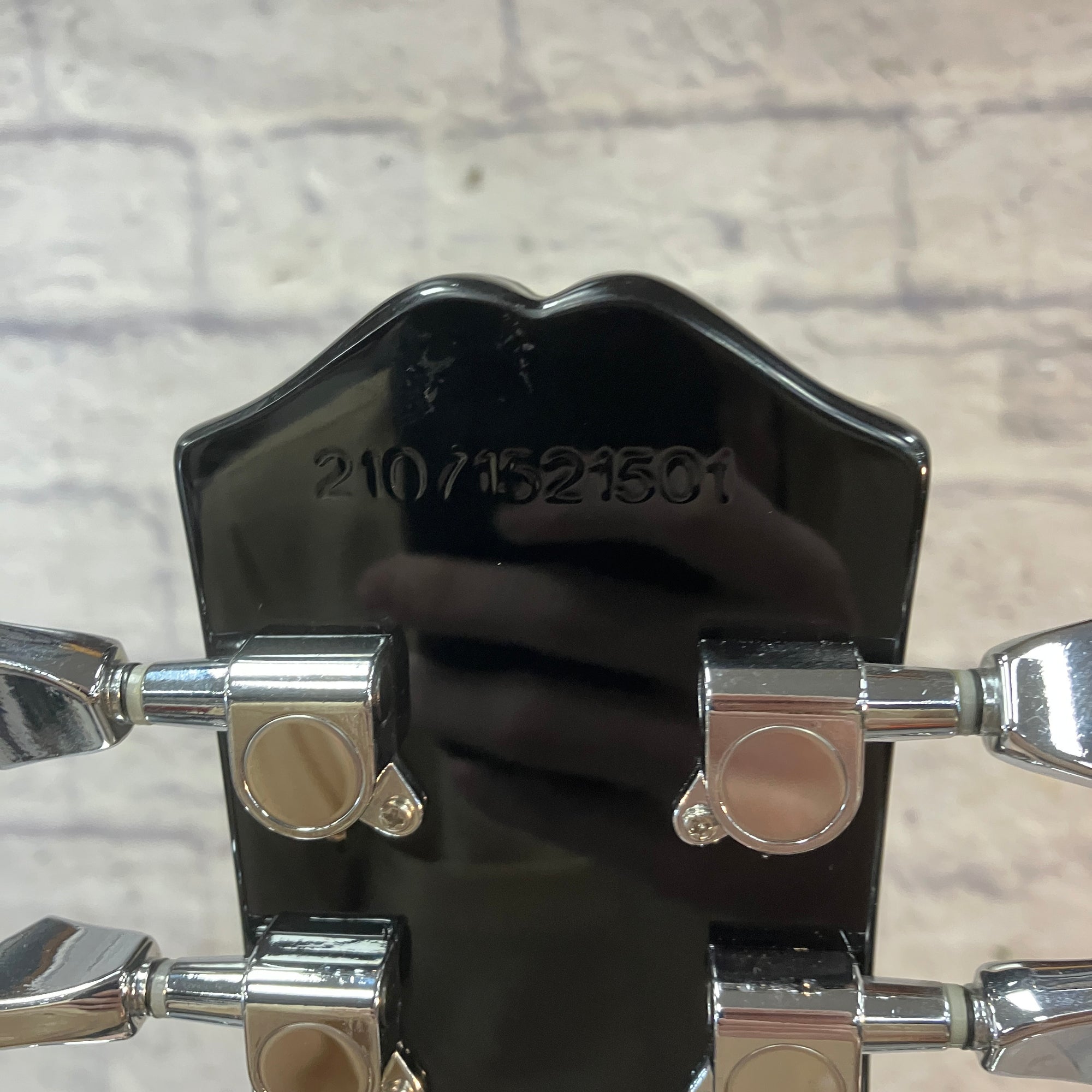 Epiphone 2021 Les Paul Custom Silverburst Electric Guitar