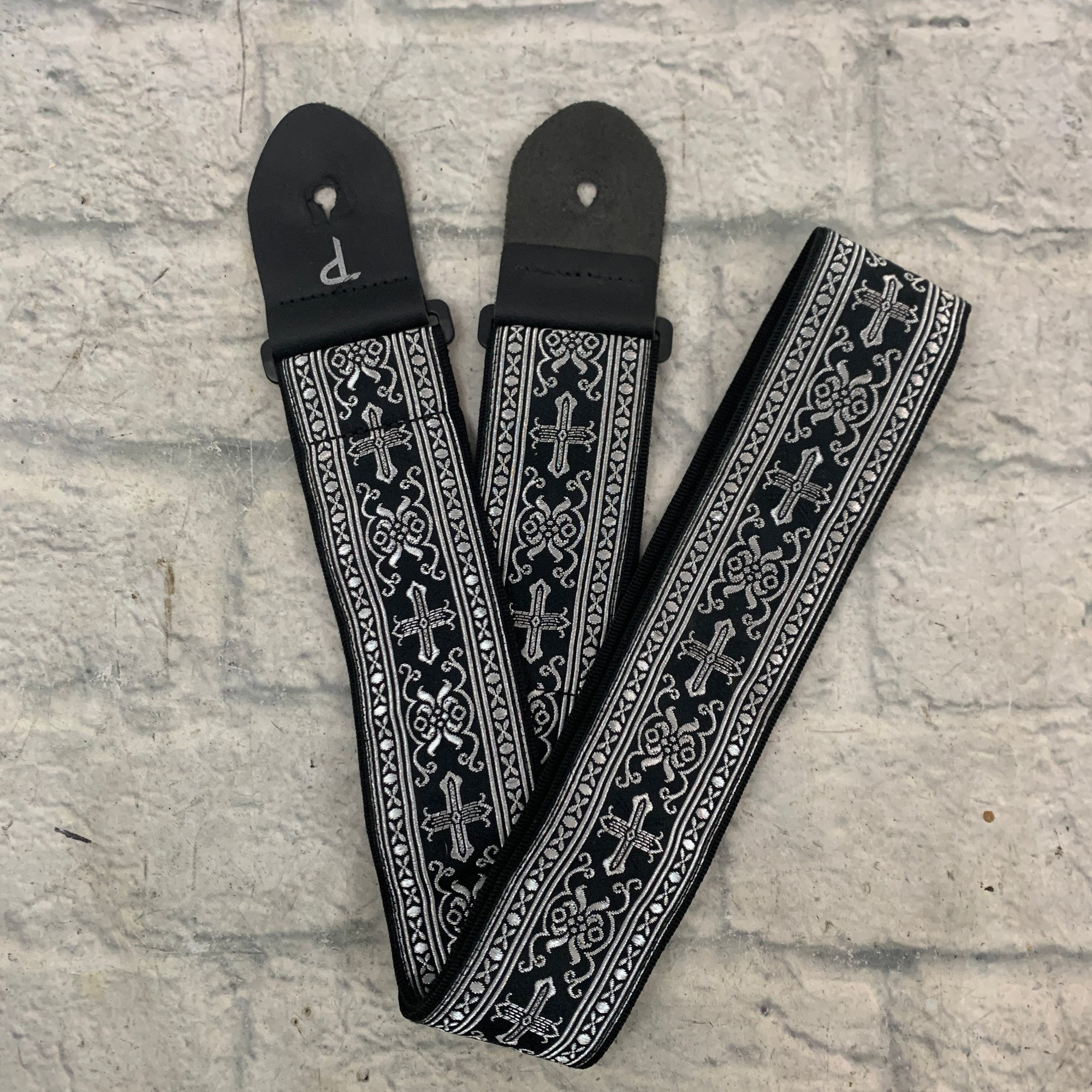 Perri's Silver Embroidered Strap