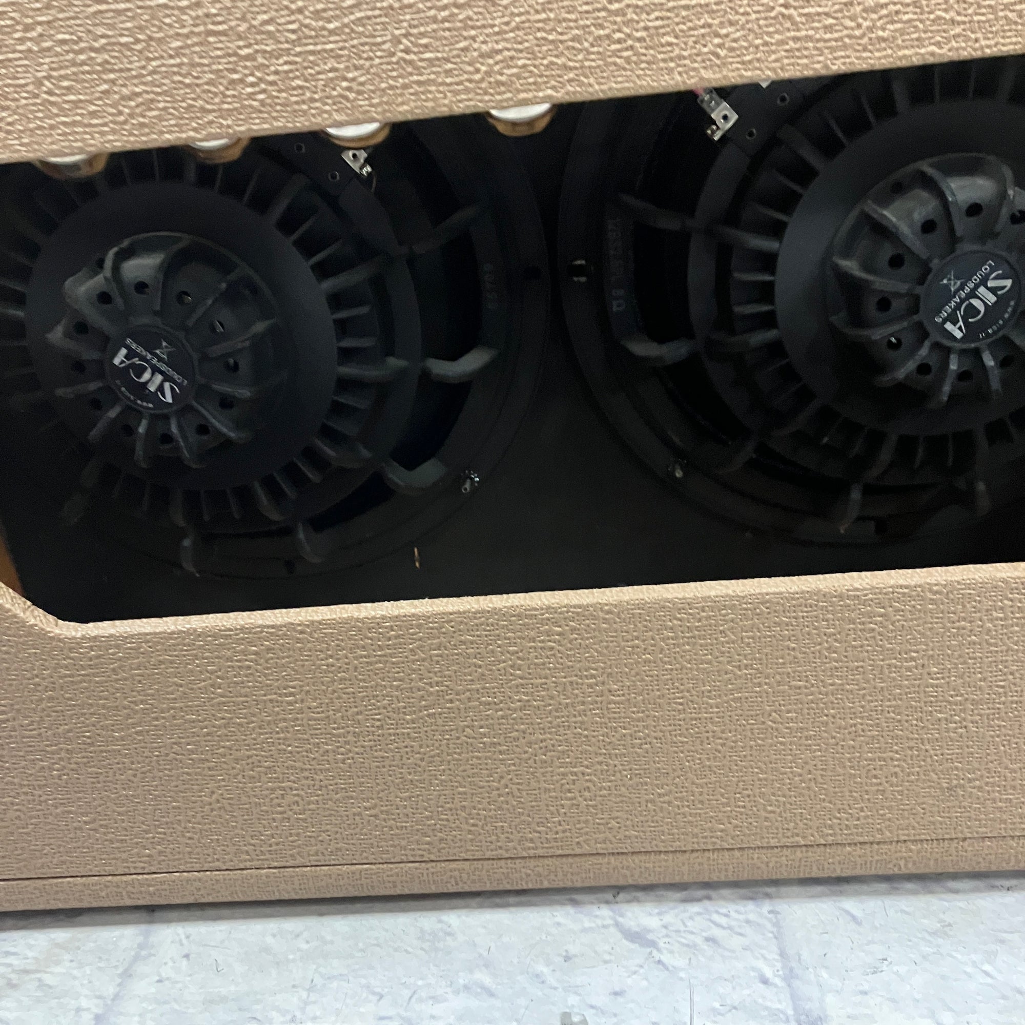 Fox Vintage 5F8B 2x12 Tube Combo Amp Sica Speakers Amperex