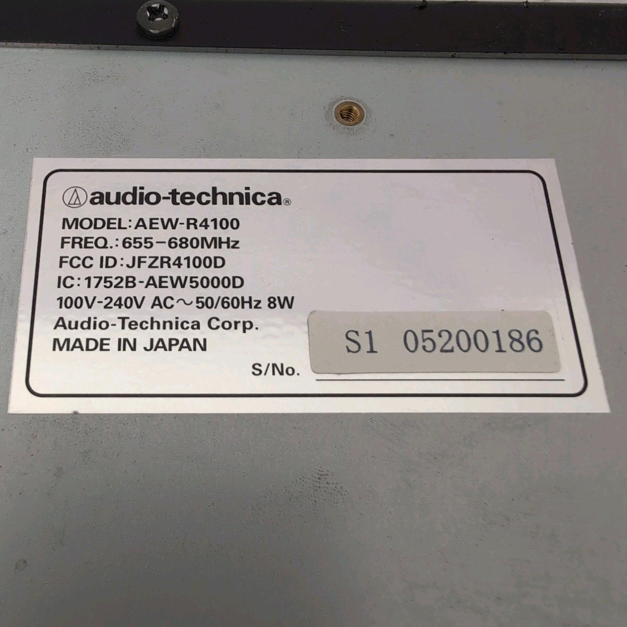 Audio Technica AEW-R4100 Wireless Mic Receiver