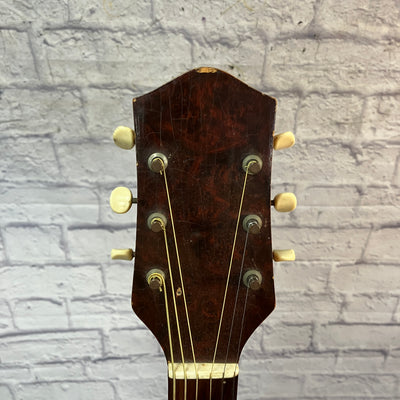 Regal Vintage 1950s Junior Jumbo Acoustic Guitar As Is