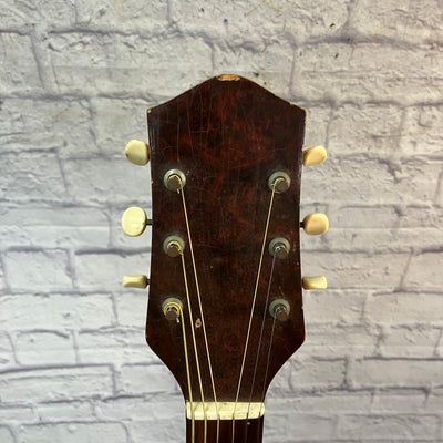 Regal Vintage 1950s Junior Jumbo Acoustic Guitar As Is