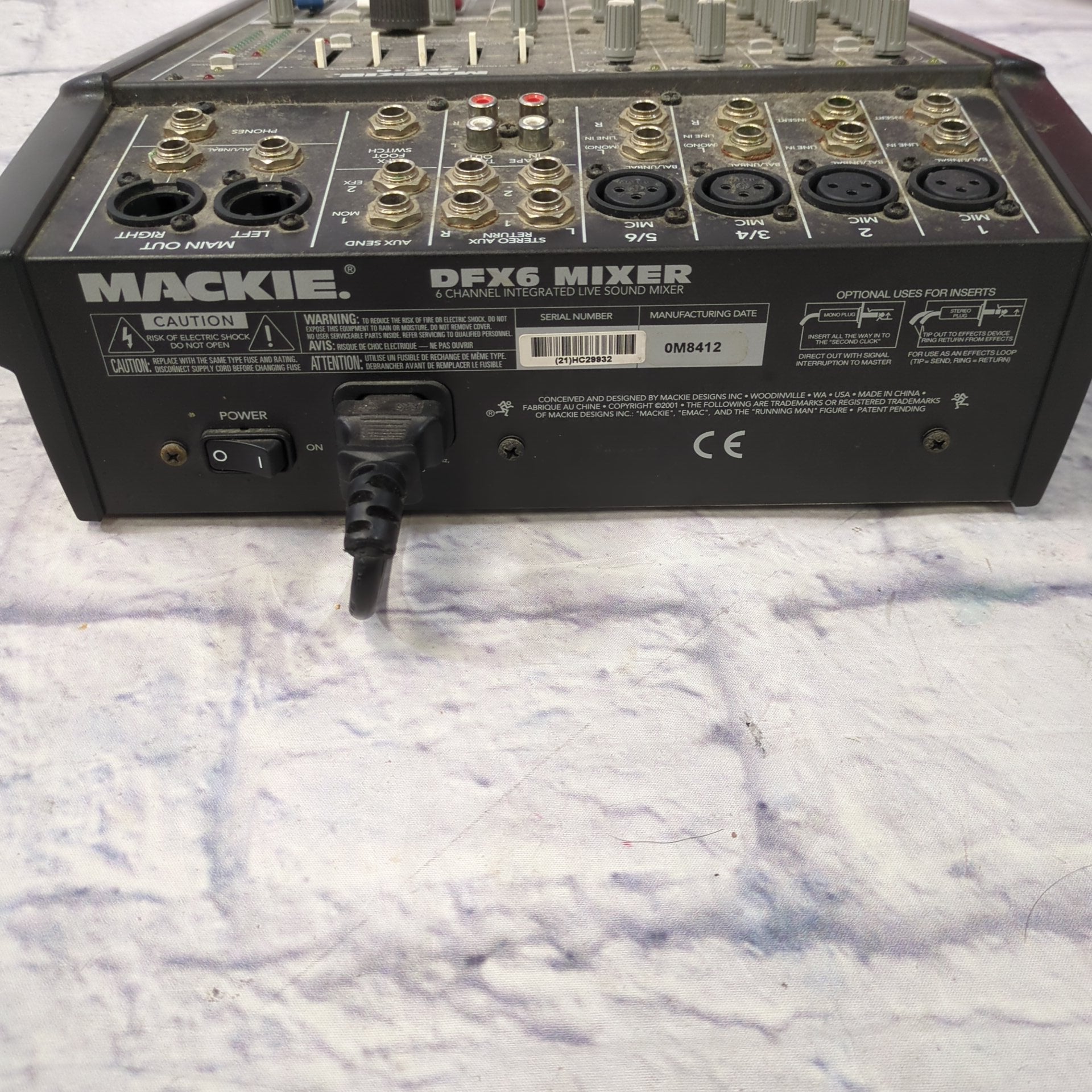 Mackie DFX6 6 Channel Mixer with Effects