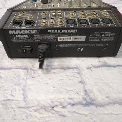 Mackie DFX6 6 Channel Mixer with Effects