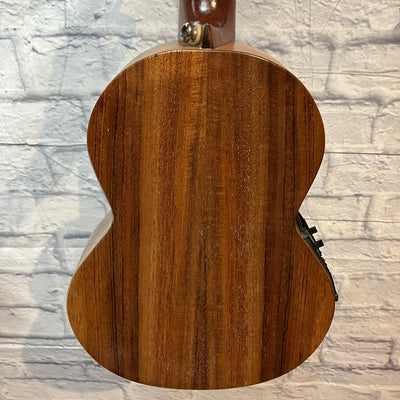 Mele 6 String Tenor Ukulele Double Sound Hole w/ Pickup w/ case