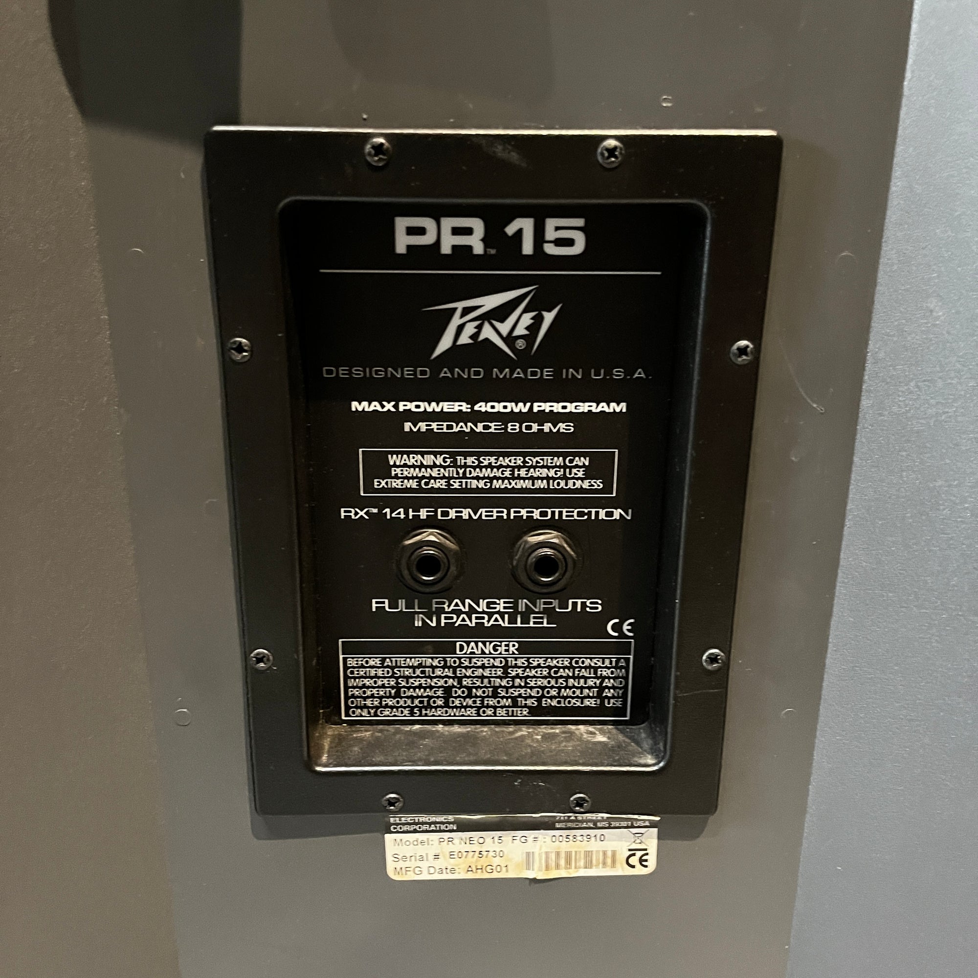 Peavey PR-15 Passive Speaker Pair