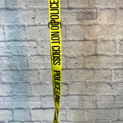 Unknown Yellow Police Tape Guitar Strap Strap