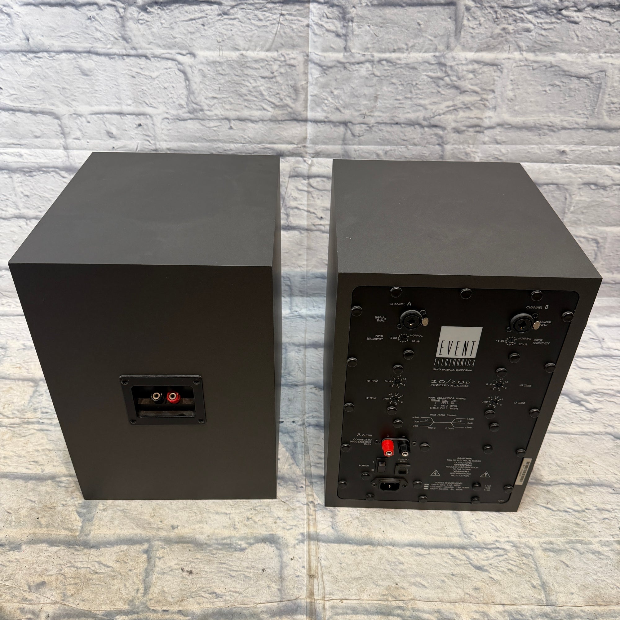 Event 20/20P & 20/20 Studio Monitor Pair