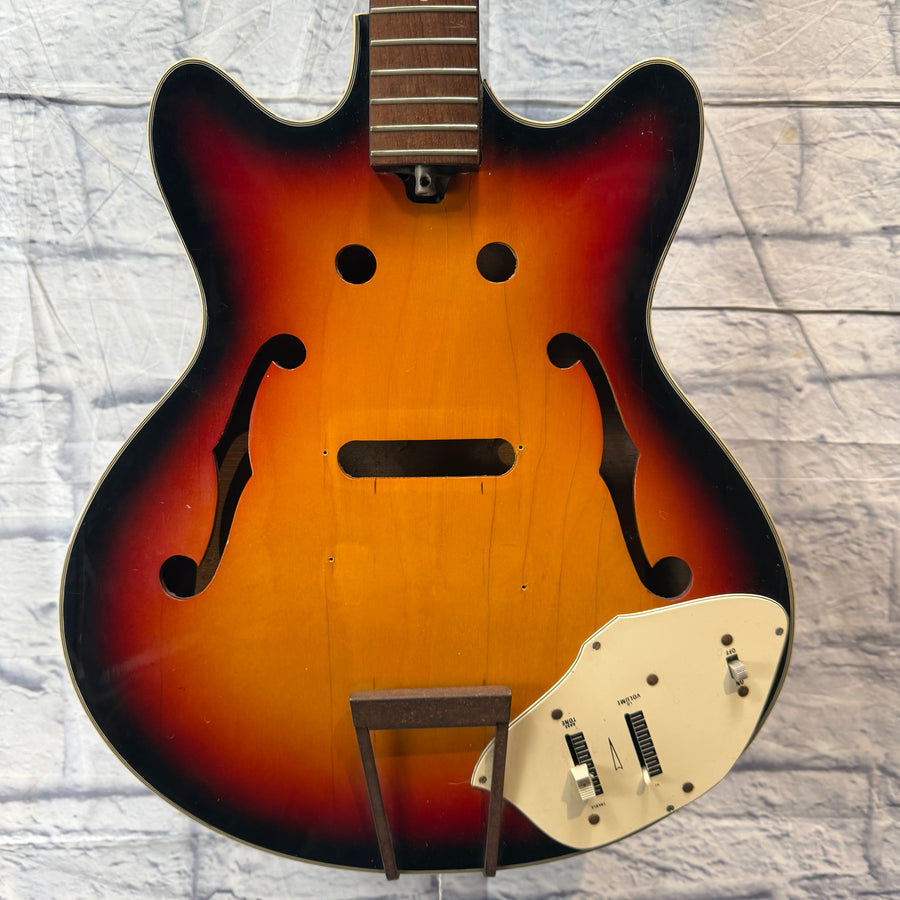 Vintage 1960s Hollow Body Electric - Project Guitar