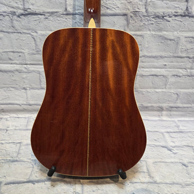 Washburn D10S12 Nat With Hard Case 12 String Acoustic Guitar