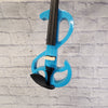 Unknown Electric Violin - Blue with Case