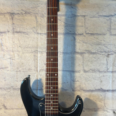 Deltatone Strat Style Black Electric Guitar