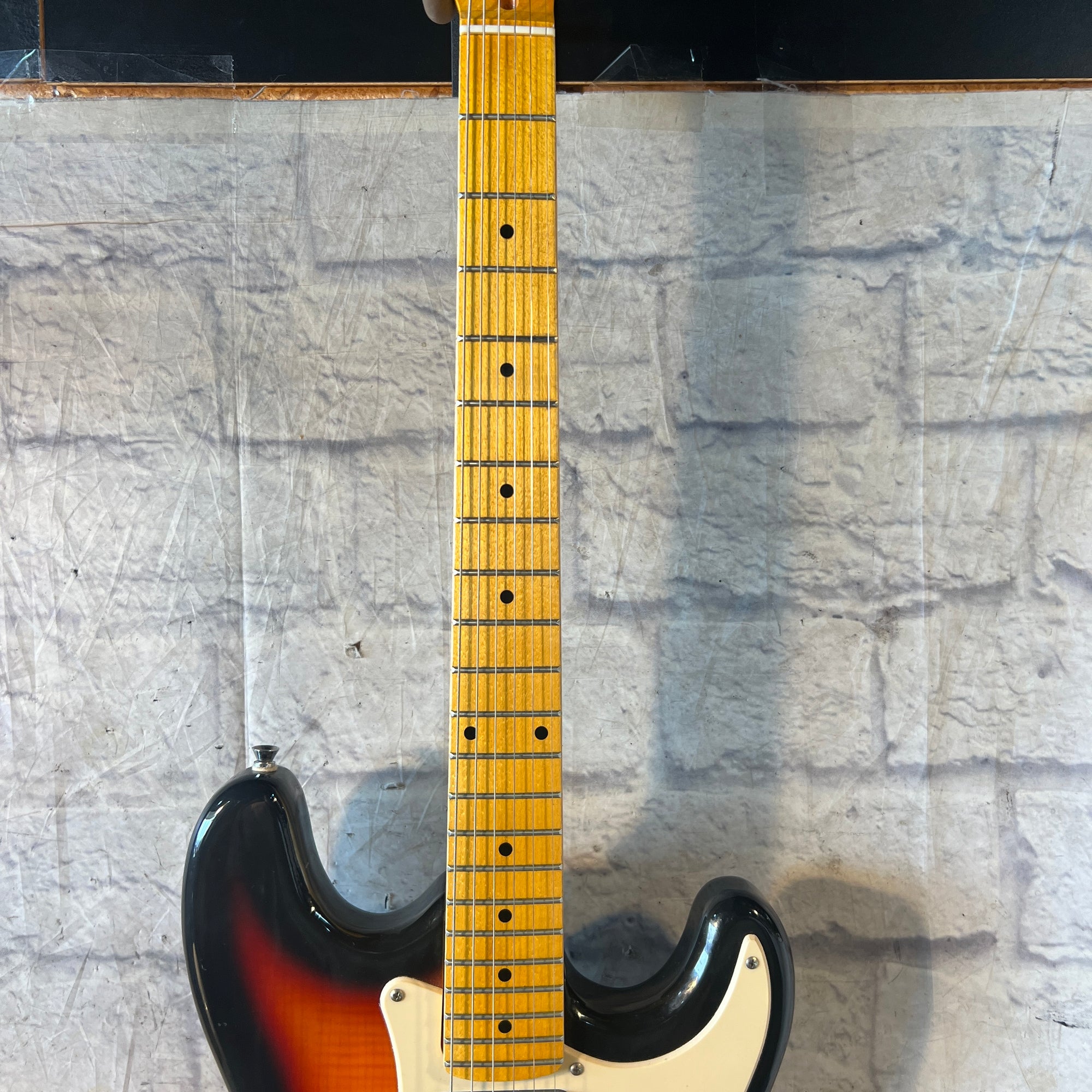 Spectrum Strat Style Sunburst Flame Top 3 Single Coils Electric Guitar