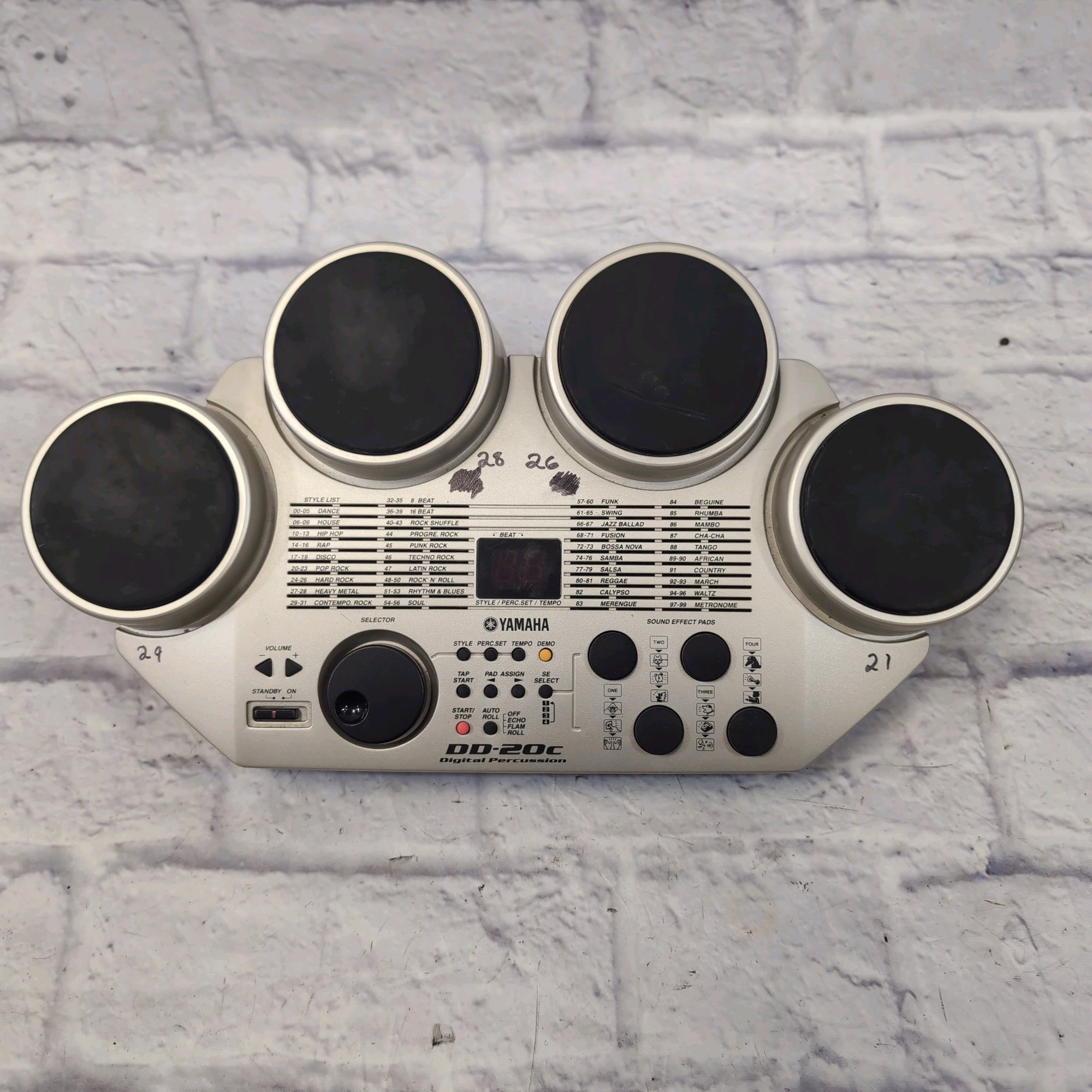 Yamaha DD-20C Digital Drum Pad