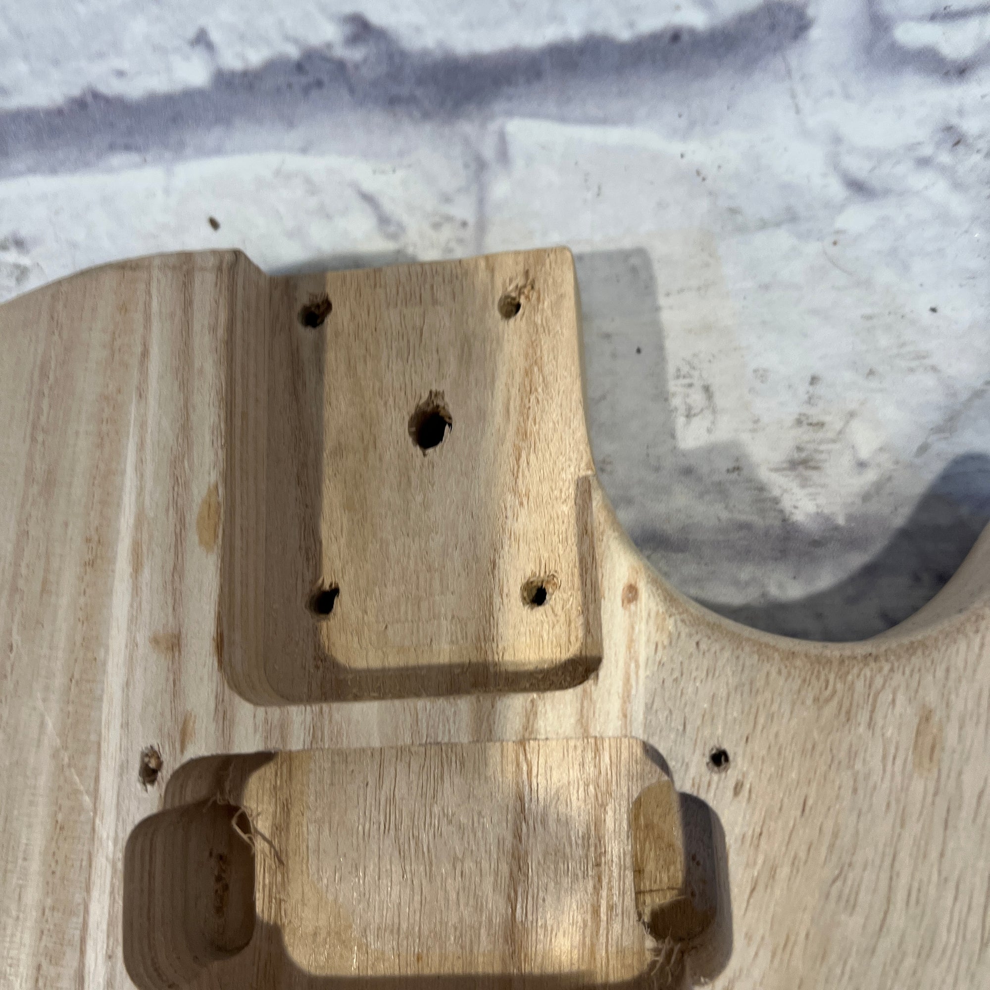 Unknown Unfinished LP Style Bolt-On Electric Guitar Body