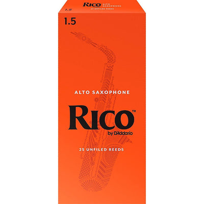Rico Alto Saxophone Reeds Strength 1.5 Individual Reeds