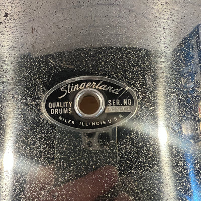 Slingerland 1970s 22 Kick Drum Shell Chrome Over Wood