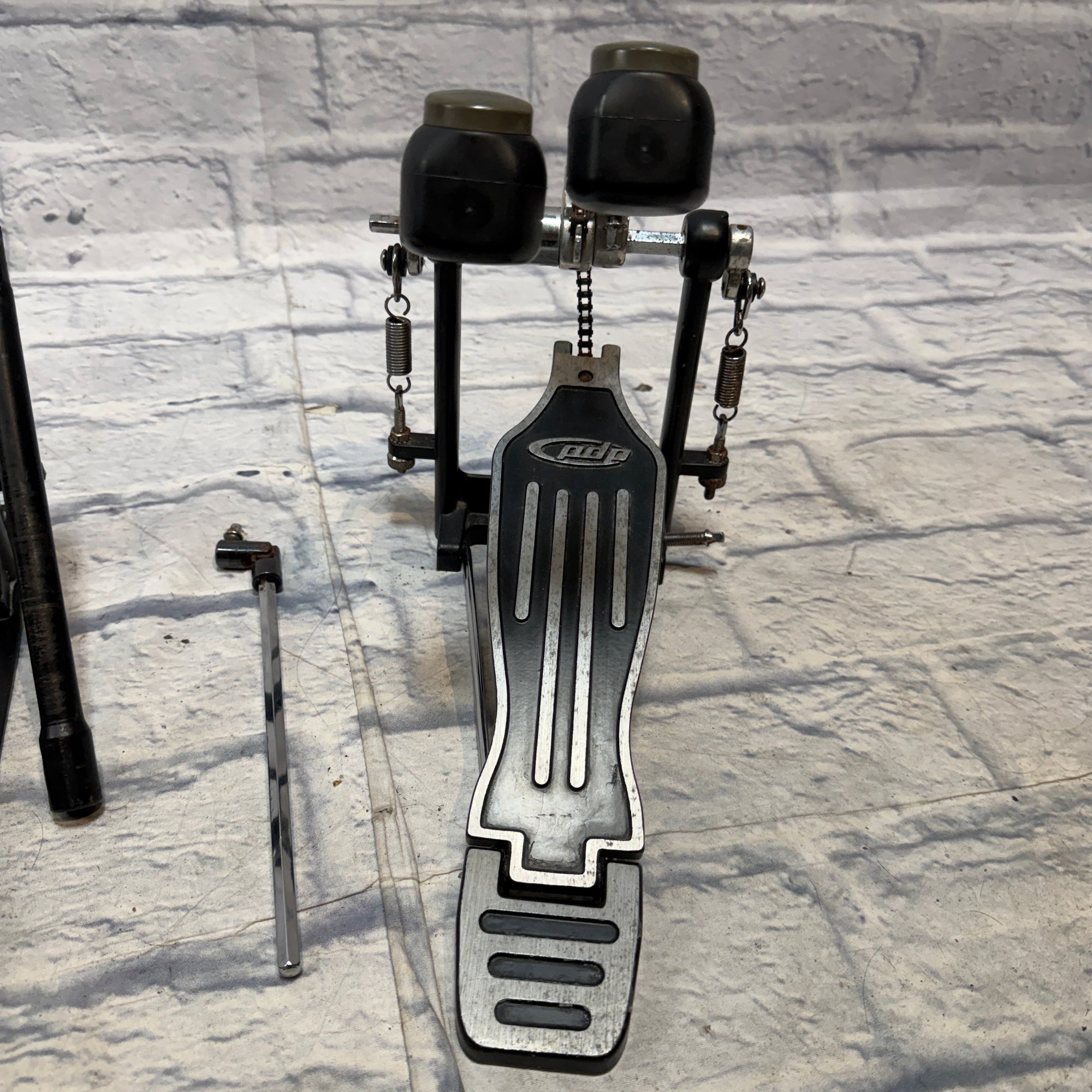 PDP Pacific Drums & Percussion Double Bass Drum Kick Pedal - AS IS for parts or repair