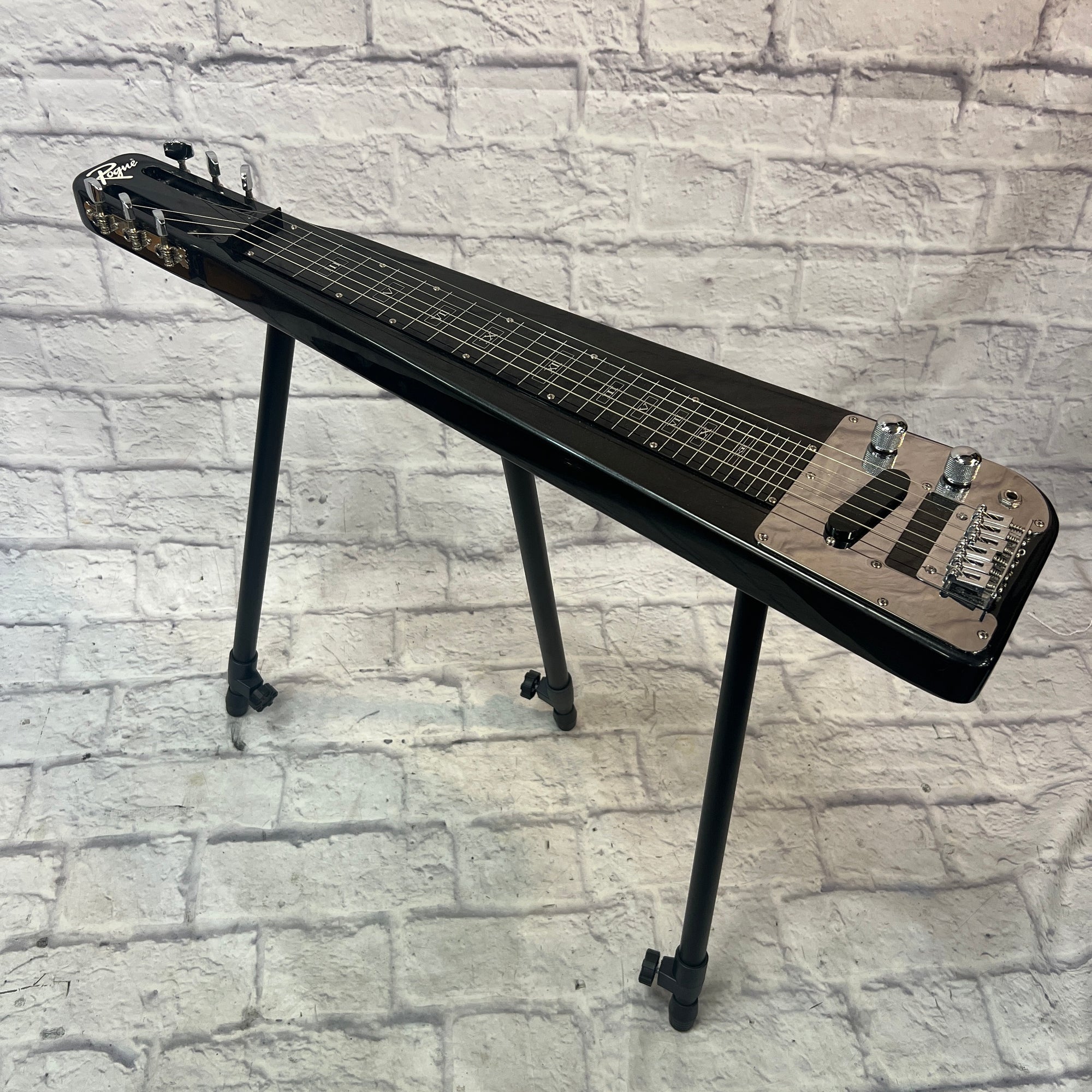 Rogue RLS1MBK Lap Steel with Legs and Bag