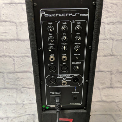 Powerwerks PW100T Personal PA System Powered Speaker