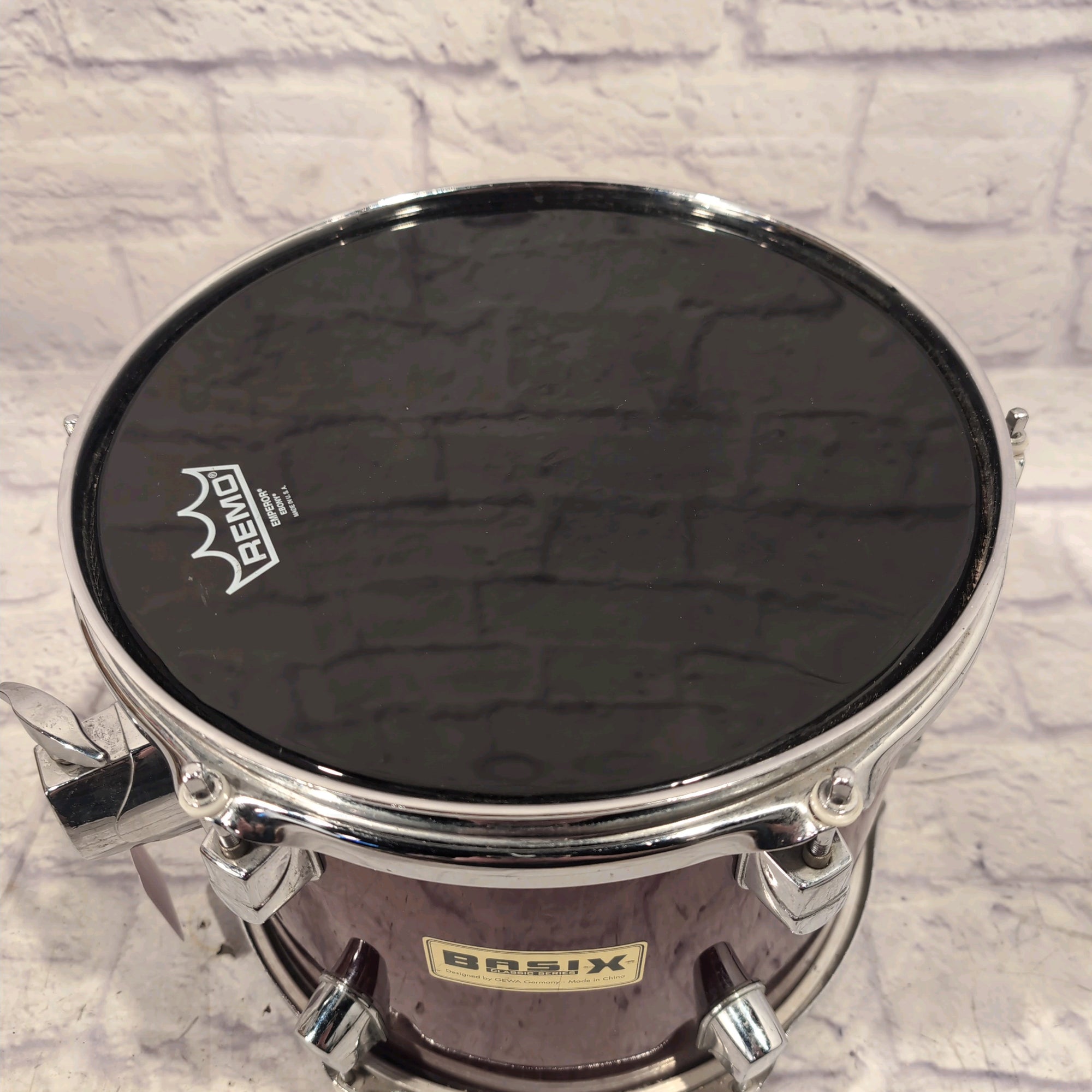 Basix 12x10 Rack Tom Dark Red