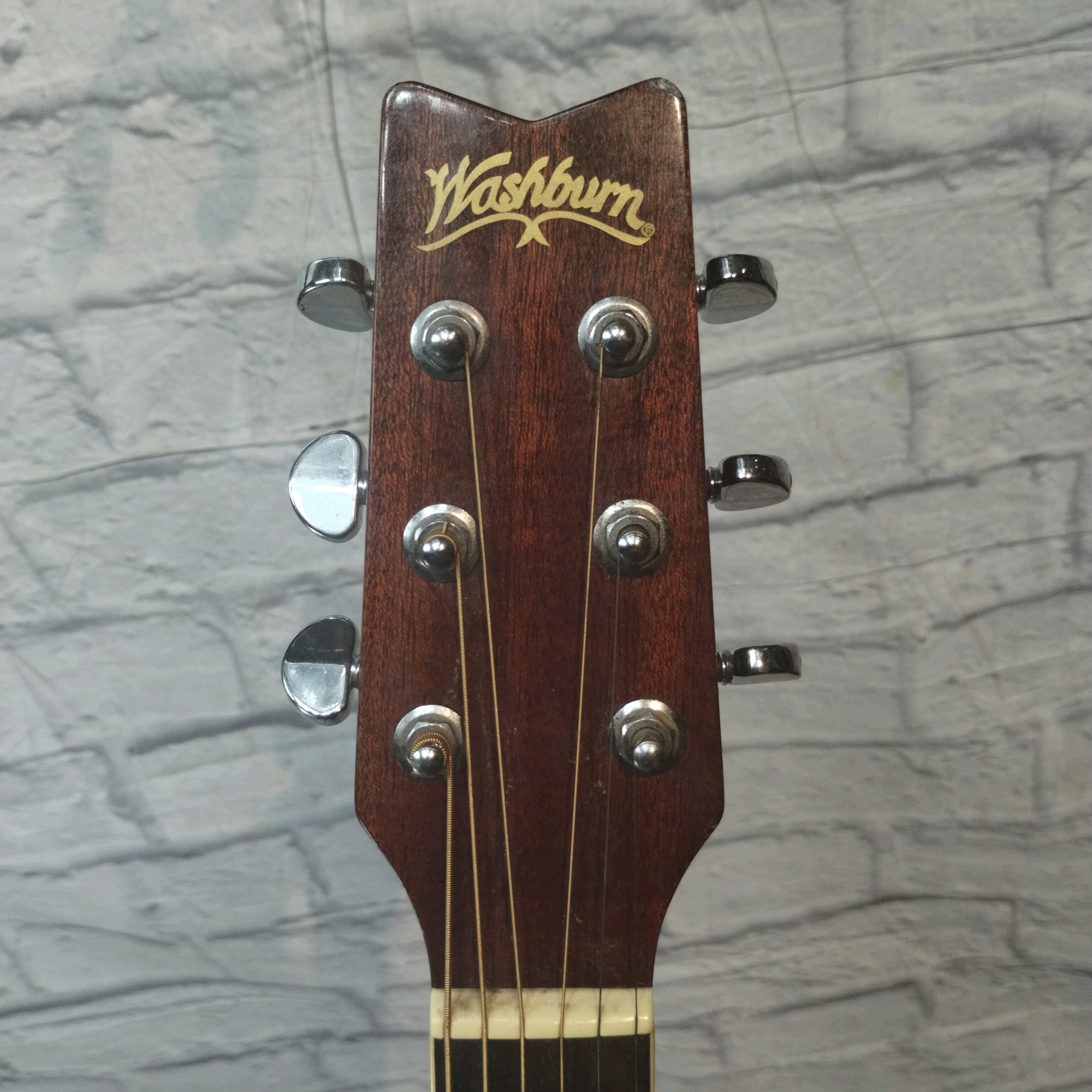 Washburn D-100sb Acoustic Guitar Flame Top