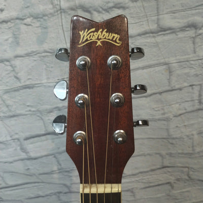 Washburn D-100sb Acoustic Guitar Flame Top