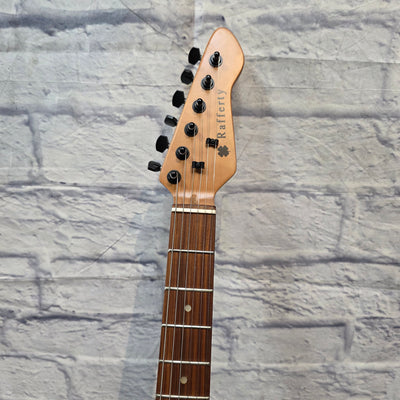 Rafferty Guitars " Storm Rider" Black-Out Strat Electric Guitar