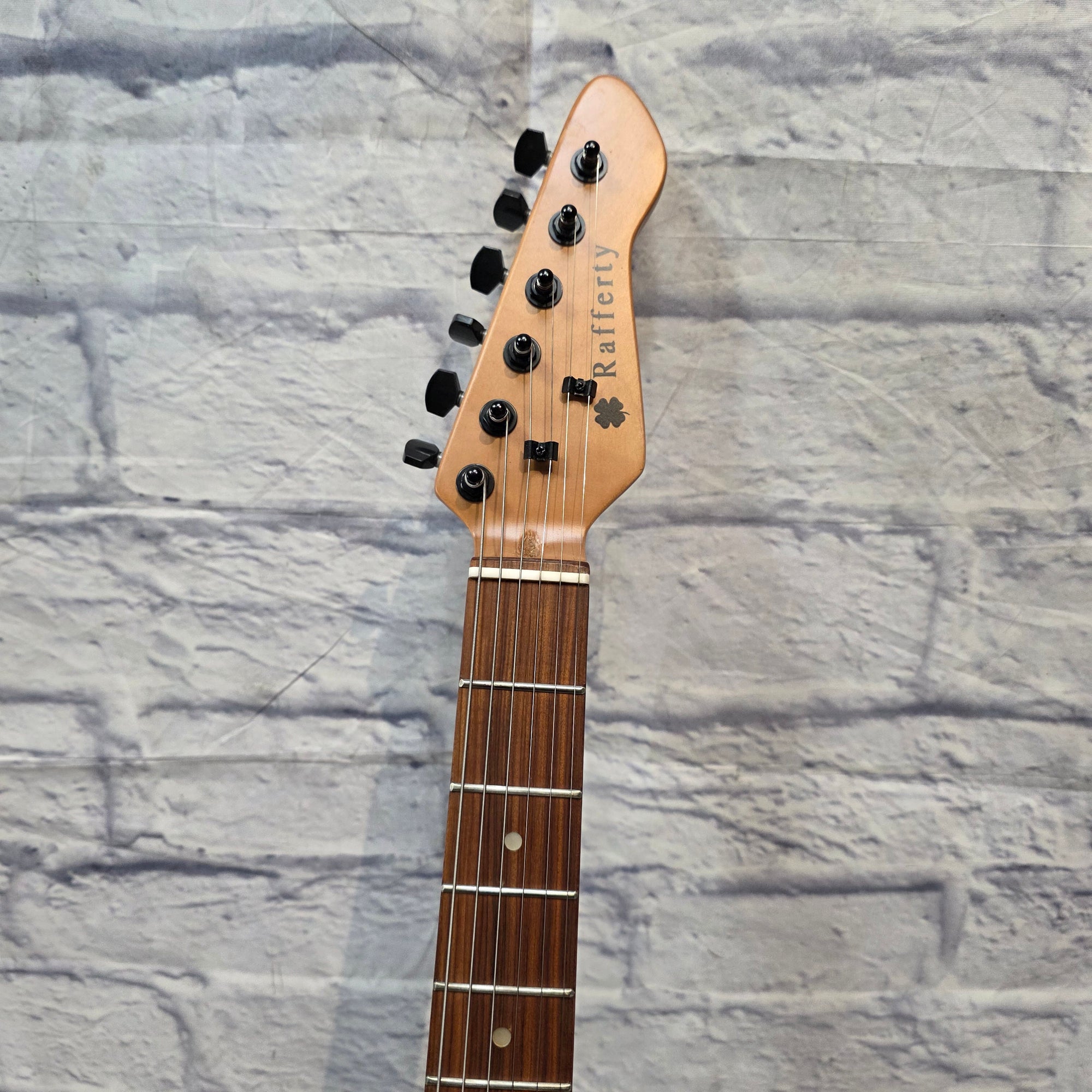 Rafferty Guitars " Storm Rider" Black-Out Strat Electric Guitar