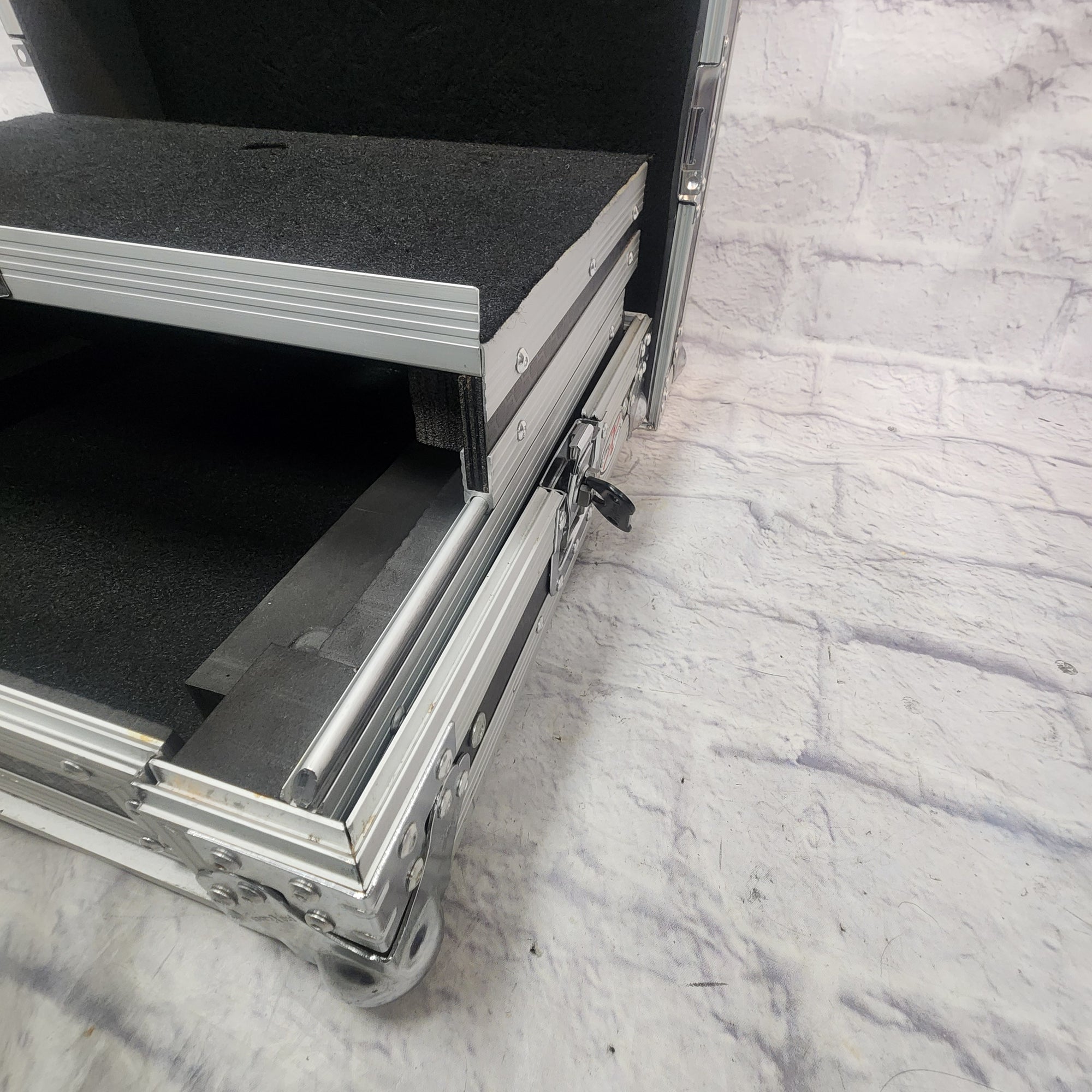 ProX XS-M12LT 12' DJ Mixer Flight Case With Laptop Shelf DJ Case