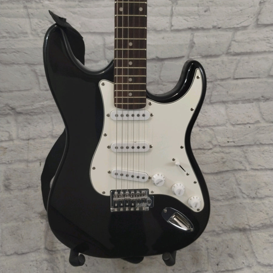 BC Stratocaster "Black" Electric Guitar