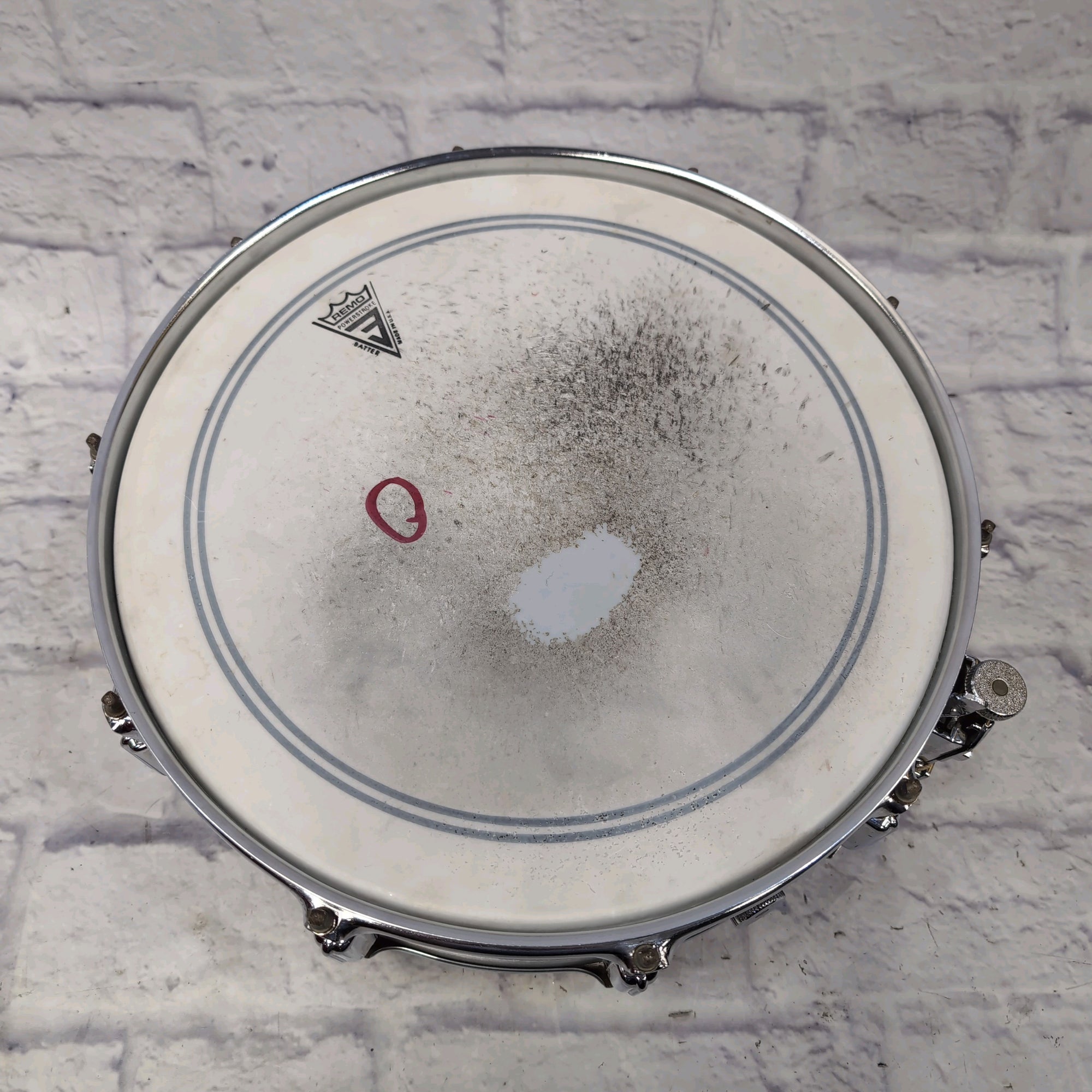 Rogers Dyna-Sonic 5x14" Snare Drum Vintage 1970s Big R 10 Lug Aluminum