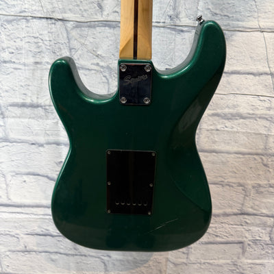Fender Squier Standard Series HH Stratocaster Electric Guitar - Metallic Green
