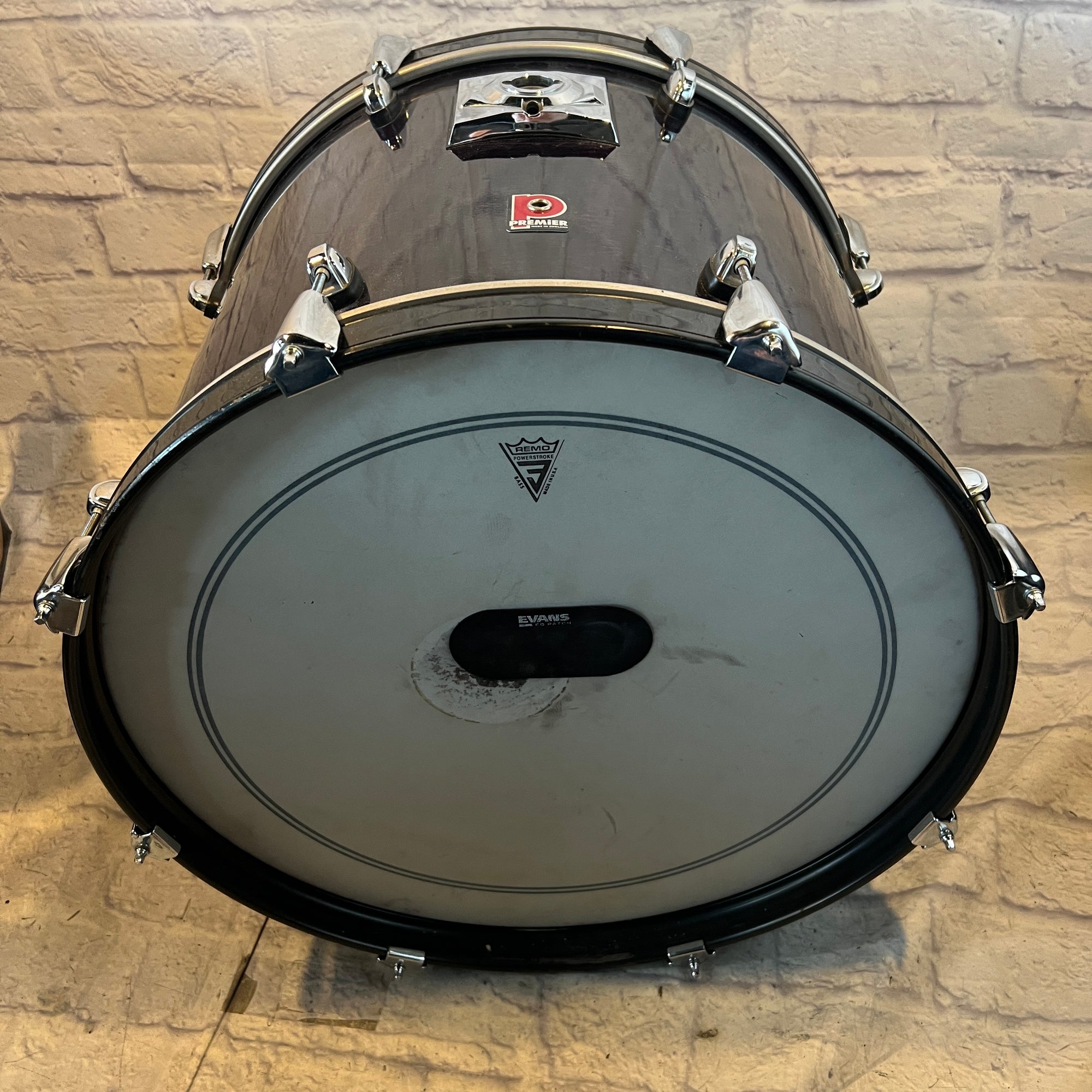Premier 22 Transparent Purple Made in England  Kick Drum
