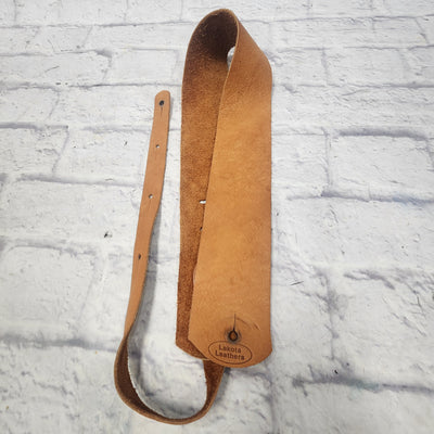 Lekato Leathers 3 Inch Leather Bass or Guitar Strap