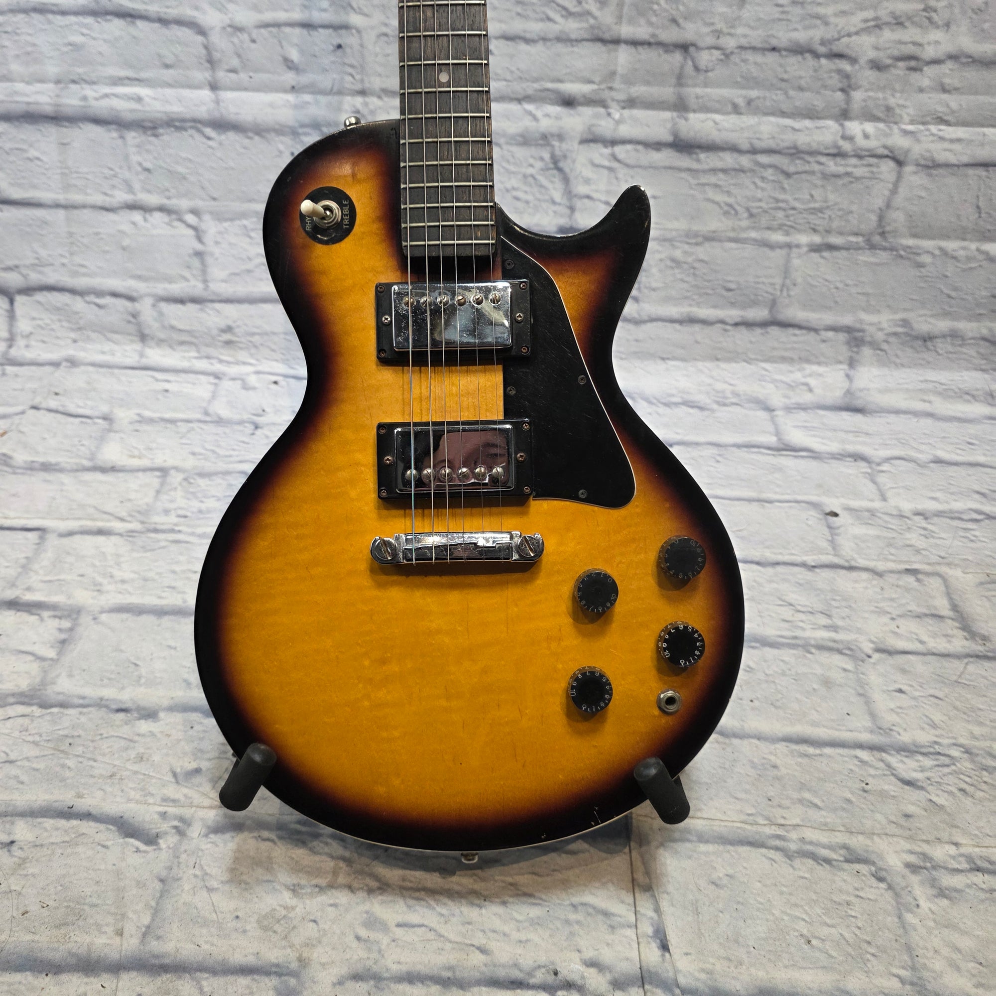 Vintage Drifter 70s Les Paul Copy w/ Wraparound Bridge