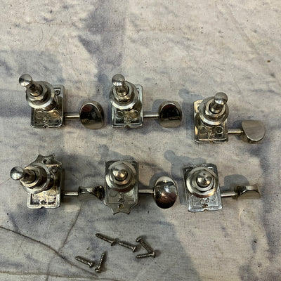 Grover Vintage Deluxe 6 In Line Tuners