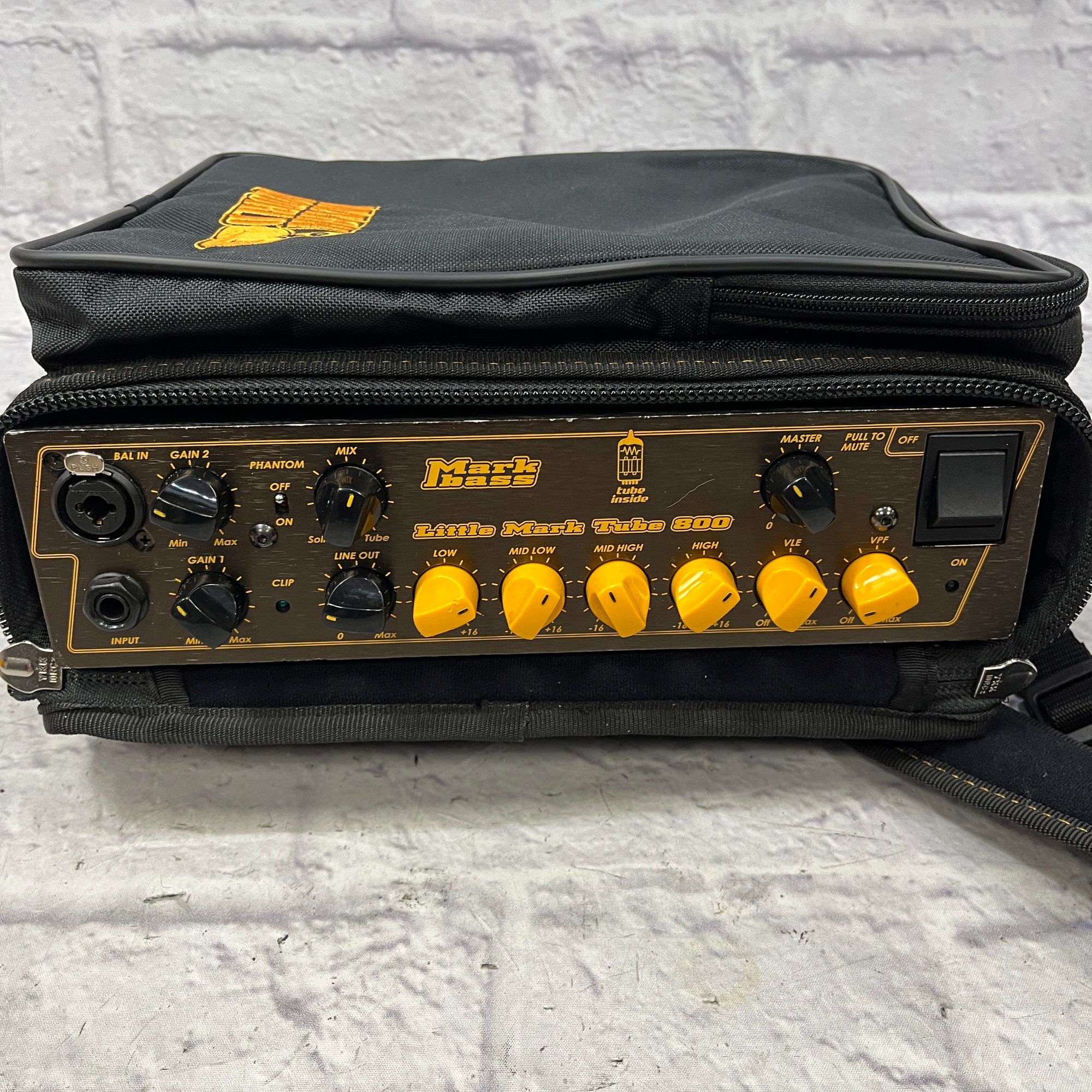 MarkBass Little Mark Tube 800 Bass Amp Head with Padded Bag