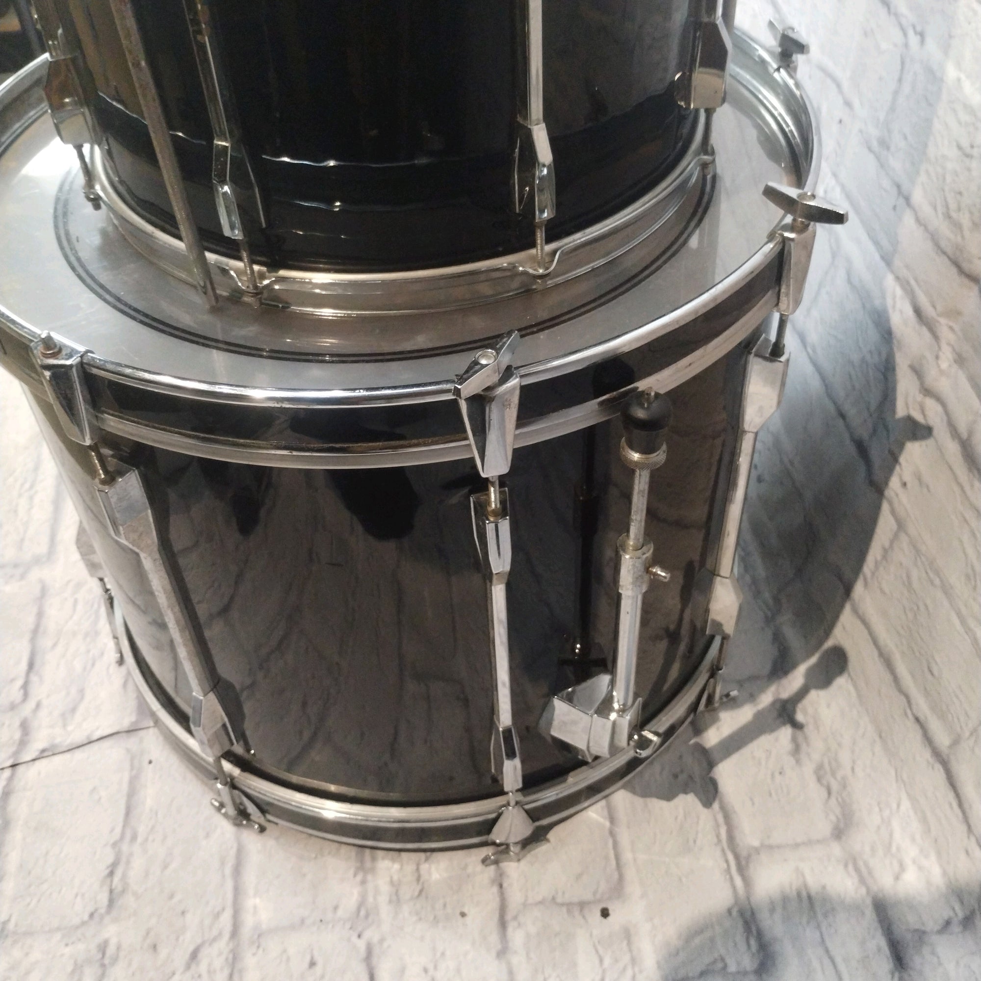 Pearl Export Black Drum Kit and Rack 12 13 16 22