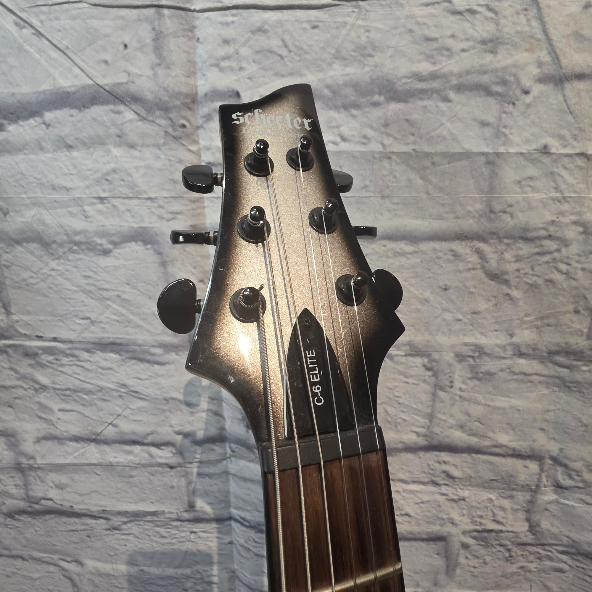 Schecter C-6 Elite Diamond Series - Silver Burst Electric Guitar