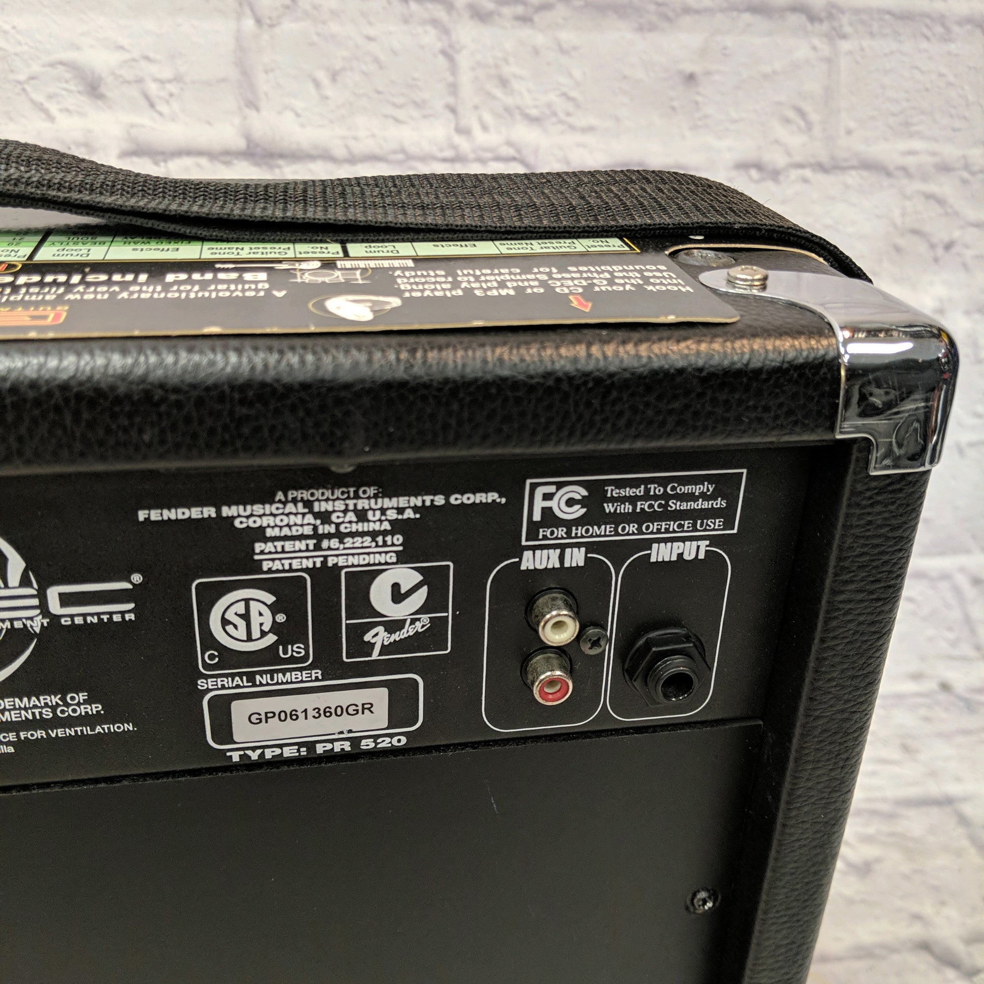 Fender G-DEC PR 520 Guitar Combo Amp