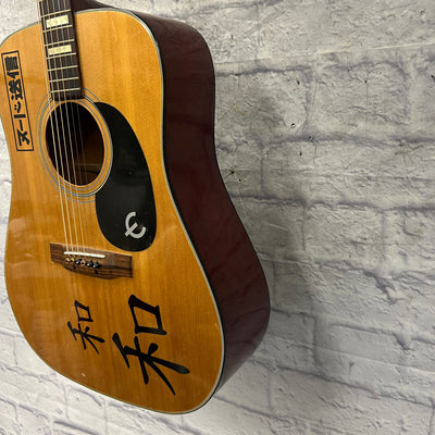 Epiphone Unknown Older Dreadnaught BROKEN BRIDGE Acoustic Guitar