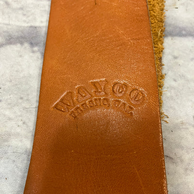 Wayco 2.5 Inch Tanned Leather Guitar Strap