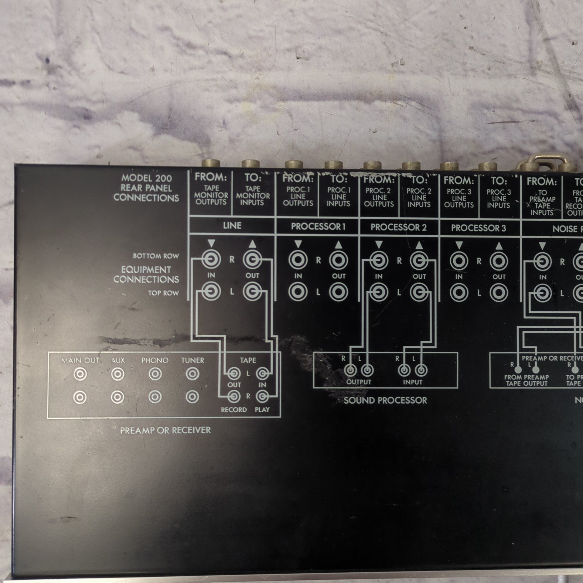 DBX 200 Program Route Selector Rack Unit