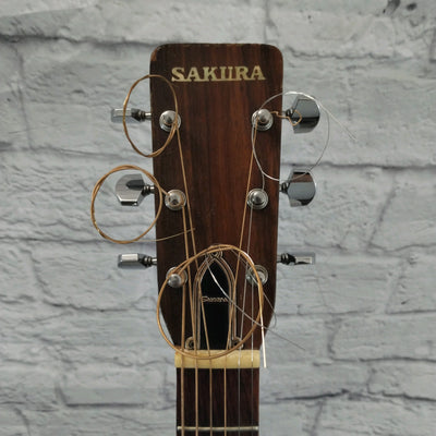 Sakura SW 63 (w/ Electric mod) Acoustic Guitar