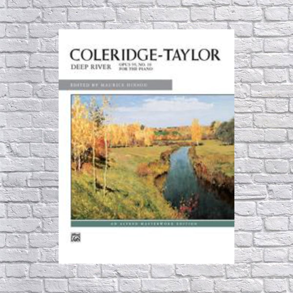 Alfred Coleridge-Taylor-Deep River R Book - Evolution Music