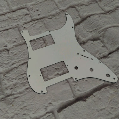 Musiclily White HH Strat Pickguard